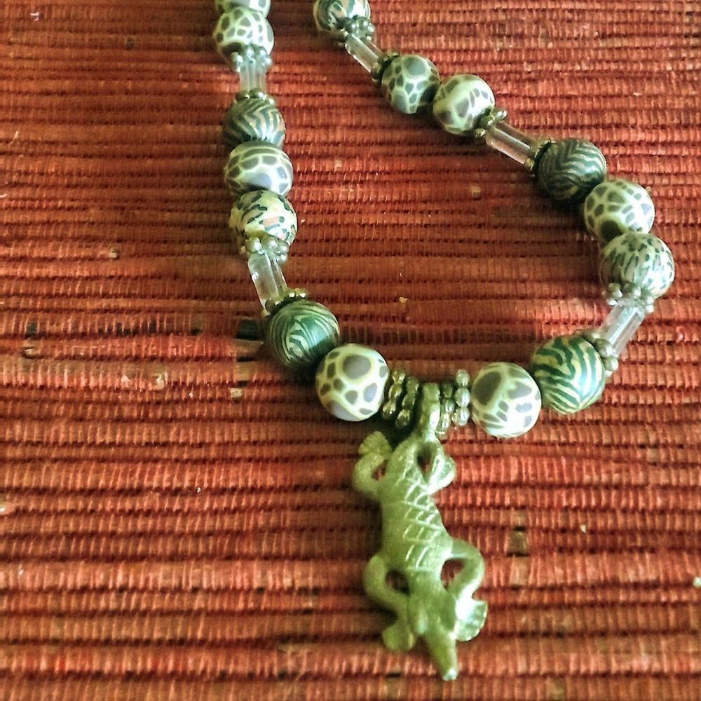 See Photos: Animal Print Necklace